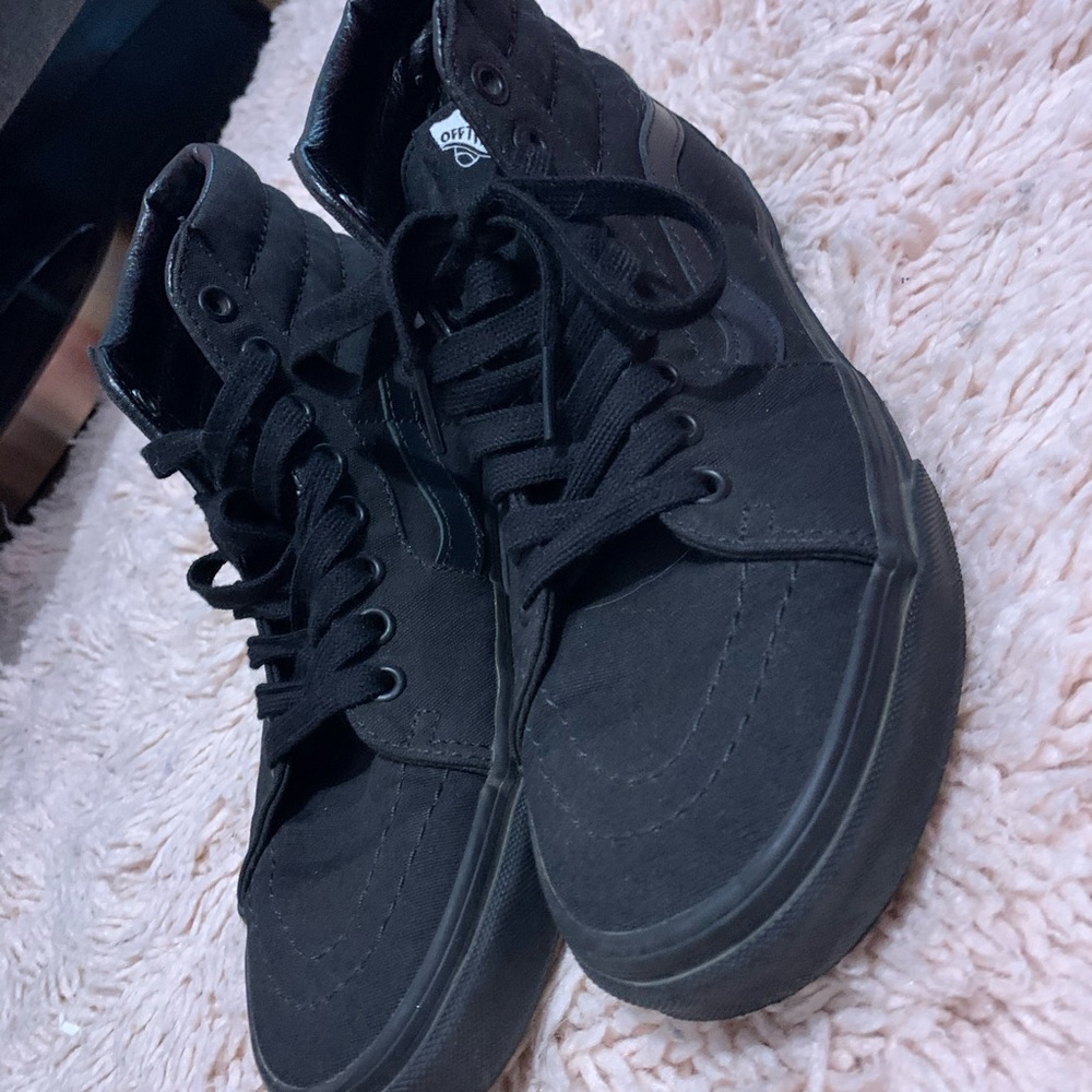 Black High Top Vans